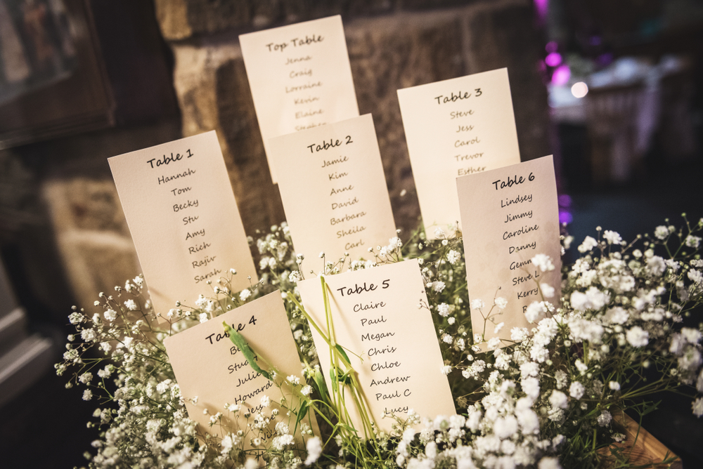Beautiful Wedding Escort Card Ideas