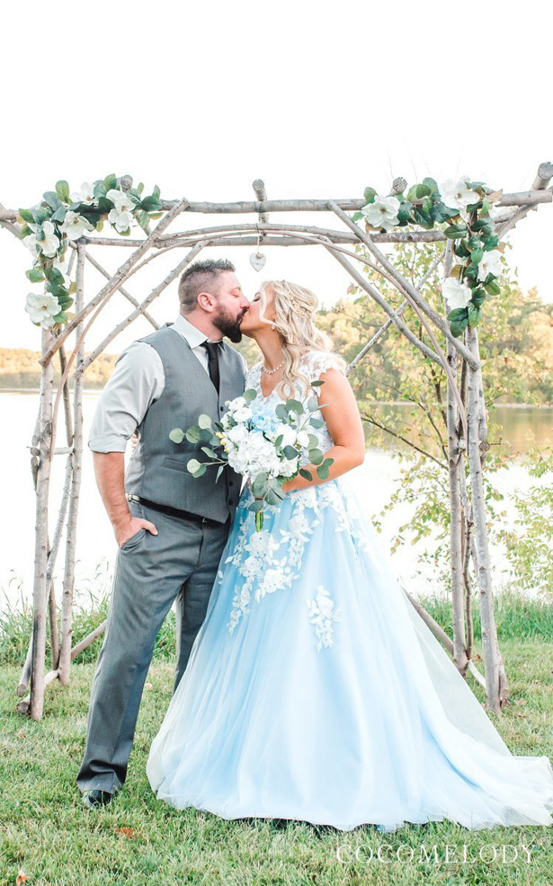For the Modern Bride: Colored Wedding Dresses by CocoMelody