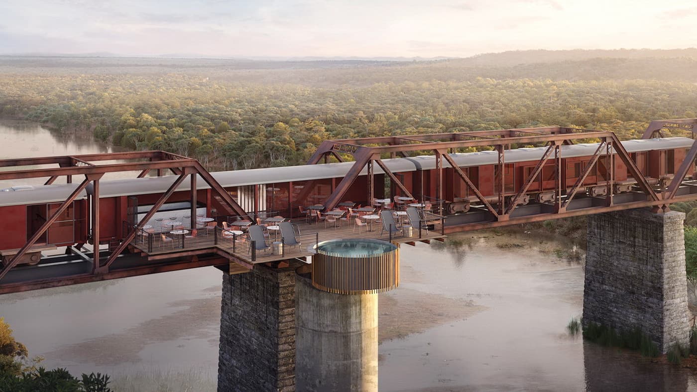 A new hotel that was once a train