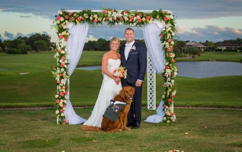 Wounded Veteran Picks His Service Dog To Be His Best Man At The Wedding