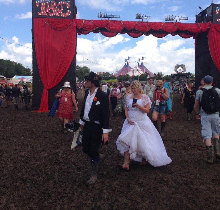 The crazy couple that got married at a music festival