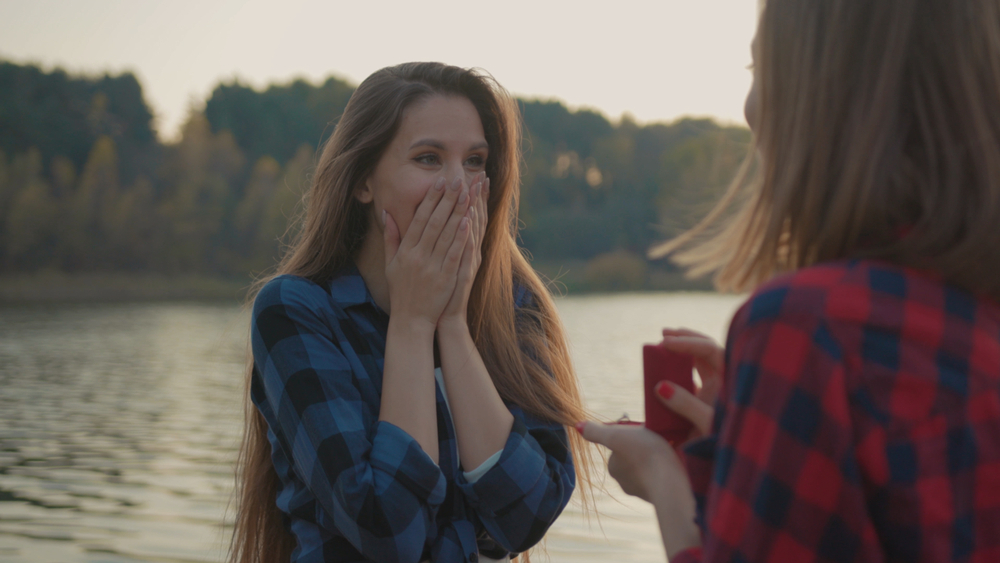 The unique proposal that turned out perfectly
