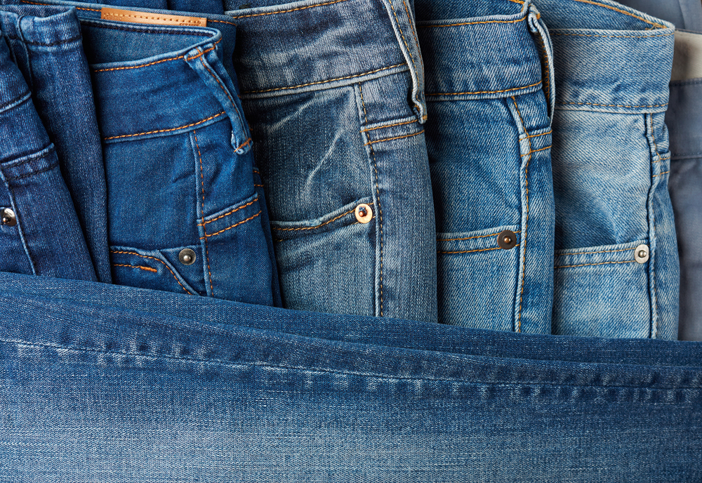 Where denim blue jeans came from